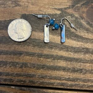 Silver and Turquoise Earrings